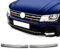 OMAC Kühlergrill Leisten Grillleisten kompatibel mit VW Tiguan 2016-2020 Edelstahl Silber 2tlg