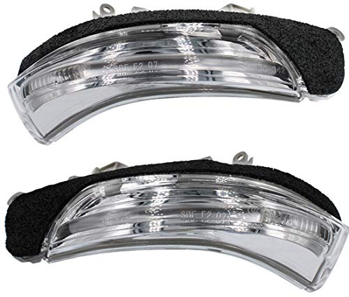 HZTWFC Links und rechts 2 Stück Rückfahrkamera Blinker Lampe LED-Licht OEM # 81740-30130 81730-30140 für Toyota Wish/Prius/Reiz/Mark X/Crown/Avalon
