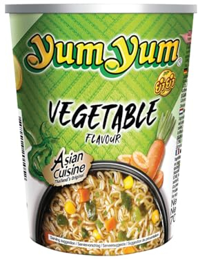 Yum Yum Instant Nudeln Gemüse Cup 70g (1 x 70 g)