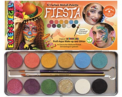EULENSPIEGEL Schminkpalette Fiesta 12 Farben