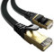 VOIETOLT Cable Ethernet Cat8, 40Gbps/2000Mhz Plano Trenza Cable de Red Internet STP RJ45 Gigabit LAN de Alta Velocidad (Normal, 10Metro)