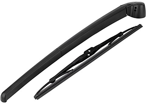 Yctze Scheibenwischerarm,Heckscheiben-Scheibenwischer Arm Set Schwarzer Silent Wiping Scheibenwischer für A4 8E B6 B7 Avant/Estate 2001-2008 für Heckwischerarm,a4 b7,a4 b6