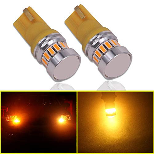 Eseastar T10 W5W 501 LED Lampadine Ambra 12V-24V 194 168 161 12961 con Proiettore per Luci Laterali Auto di Sostegno Interno Cupola Targa Luce e Altro Ancora