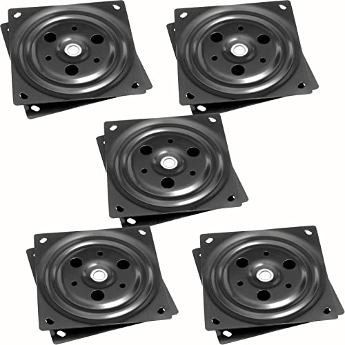 5 Stück Drehbeschlag 360° Drehteller zum Schrauben Schwerlast-Drehplatte 171 x 171 Drehlager für Holzplatten, Tischplatten usw. von SOTECH