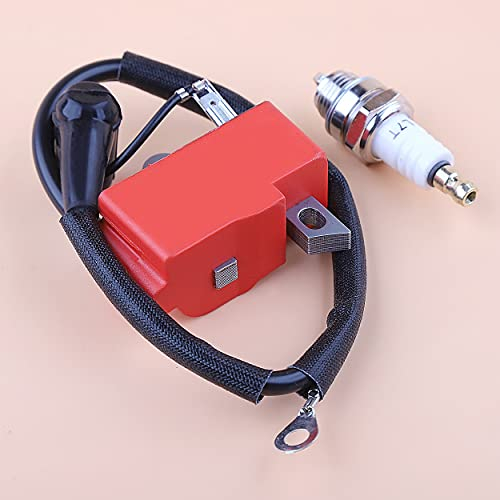Zündspule Zündkerze kompatibel mit Dolmar PS-460 PS-500 PS-510 PS-5100S PS-4600S PS-5000 PS-5100S PS-5105 PS-5105 Säge, 181143204