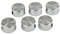 RANRAO 6PCS Cooker Knobs, Gas Stove Knob Aluminum Range Oven Knobs Cooker Metal Button Gas Cooktop Handle Kitchen Accessories