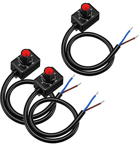 VEMART Variateur d'intensité LED 0/1-10 V CC - Variateur passif basse tension - Variateur d'intensité PWM pour 0-10 V ou 1-10 V - Variateur d'intensité LED électronique à intensité variable - 3 pièces