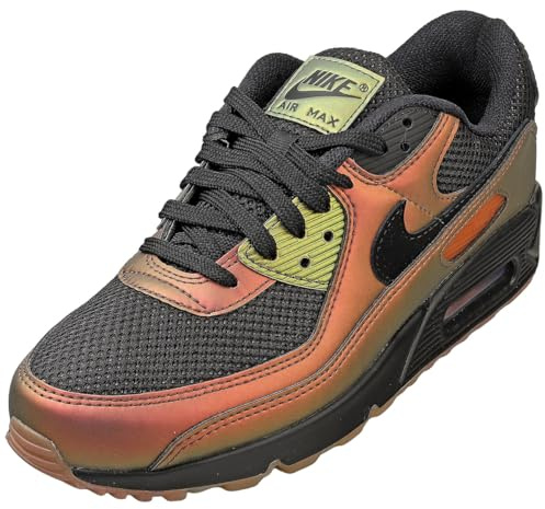 Nike HQ4042-001 AIR MAX 90 Herren Black/Black-Dark Russet-METALLIC Copper EU 42