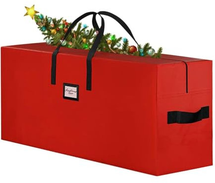 Uhngw Weihnachtsbaum-Aufbewahrungsbox, Weihnachtsbaumtasche,Ornament-Aufbewahrungsbox, große Weihnachtsbaum-Aufbewahrungstasche | Staubdichte Weihnachtsbaumbox mit glattem Reißverschluss für