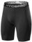 HYCOPROT Herren Kompressionsshorts, Schnelltrocknendes Baselayer Unterhose Kurz Laufunterwäsche Atmungsaktive Tights Funktionsunterwäsche Fußball Radlerhose （Schwarz, M）