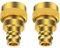 1 x Quick Coupler, R134A to R1234YF Low Car Side Quick Coupler Auto Air-conditioning Hose Adapter Fitting Connector Tool