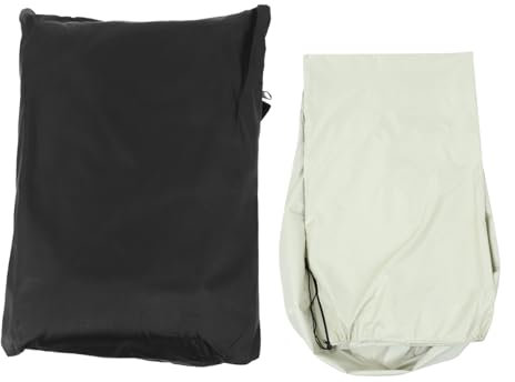 Yardwe 2 Stk Heizungsabdeckung Absorber Wasser Reiniger Schild Luft Lüfter Schützend Über Outdoor-heizungen Terrasse Grube Netz Im Freien Schwimmbad Loch Verstecken Beige Oxford-stoff