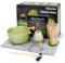 7PCS Matcha kit ceremonie japonais, Cuillère en bambou, pelle en bambou, Porte-Fouet, Coffret matcha pour la cérémonie du thé, la boisson (Matcha, BAMBOO)