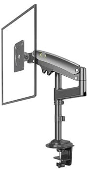 H100 Ressort à gaz 22-35 Pouces LCD Moniteur LED Support Bras entièrement Dynamique Bureau Ergonomique Moniteur TV Support de Montage Charge 2-12 kg