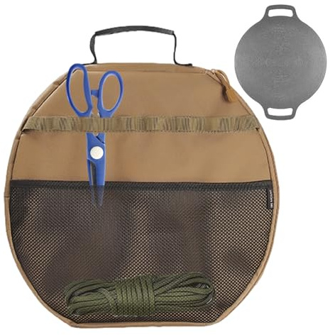 Fry Pan Storage Bag - Pan Storage Bag, Heavy Duty Canvas Bag | Waterproof 600D Oxford Cloth Cookware Protector Kitchen Gadget Accessory