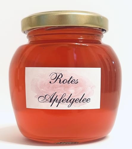 Rotes Apfelgelee 250 g -aromatisches Gelee von der Streuobstwiese -
