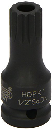 Draper 63476 Clé pour bouchon de vidange Volkswagen/Audi 1/2 (Import Grande Bretagne), Bleu