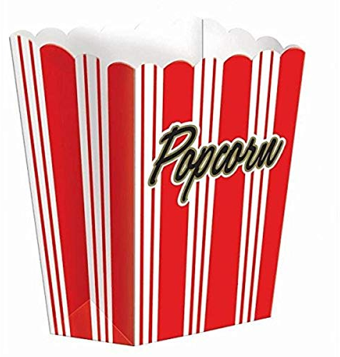 (PKT) Hollywood G&G Small Popcorn Boxes (8 pk) - Glitz & Glam