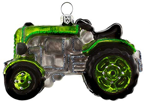 Hamburger WEIHNACHTSKONTOR® - Christbaumschmuck - Trecker/Traktor grün