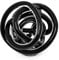 Torre & Tagus Orbit 901745B Boule décorative en Verre Noir Grand modèle