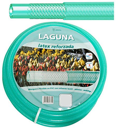 Saturnia Tubo Manguera Latflex Reforzado, Flexible, Diámetro 15 mm, 5/8 Pulgadas, Rollo 50 Metros