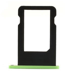 Tiroir Tiroir Tiroir Carte Nano Sim Remplacement pour Apple iPhone 5C Vert