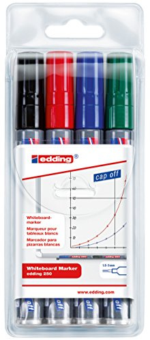 edding 250 Boardmarker, nachfüllbar, 1.5 mm - 3 mm (Sortiert im Etui, 1)