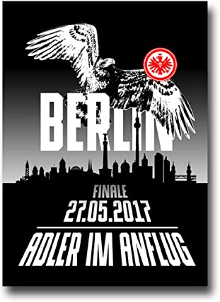 Eintracht Frankfurt Aufkleber klein - Adler im Anflug - SGE Sticker