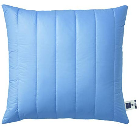 Billerbeck Faserkissen | Hermine | 80 x 80 cm | AIRFLOCKS-Füllung| besonders strapazierfähig | bis 60° waschbar | Jeans