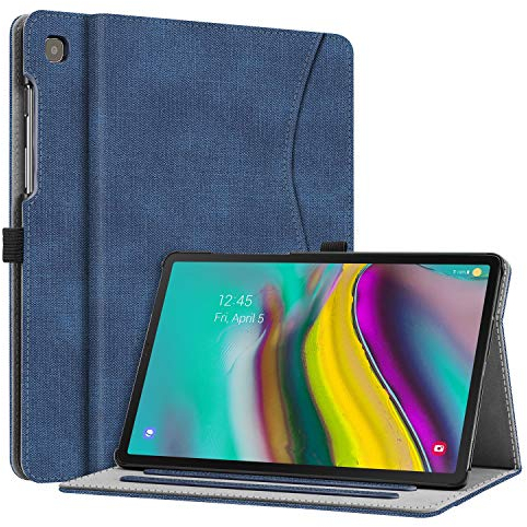 FINTIE Case for Samsung Galaxy Tab S5e 10.5 2019 (SM-T720 / T725), Multi-Angle Viewing Stand Cover with Pocket Auto Sleep/Wake Feature, Indigo