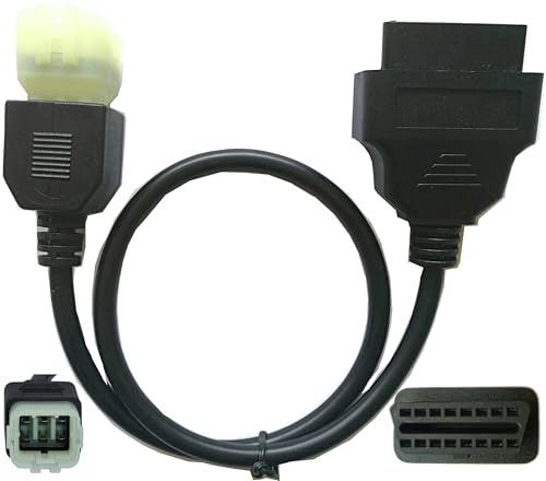 OTKEFDI OBD 6 Pin Pines Cable para Conectar Motos