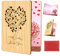 HOWAF Valentinstag Karte Bambusholz Ich Liebe Dich Karte Herzbaum Grußkarten Liebeskarte Hochzeitskarten Valentinskarte, Geschenke für Sie Ihn Valentinstag Jahrestag Geschenk, mit Umschläge