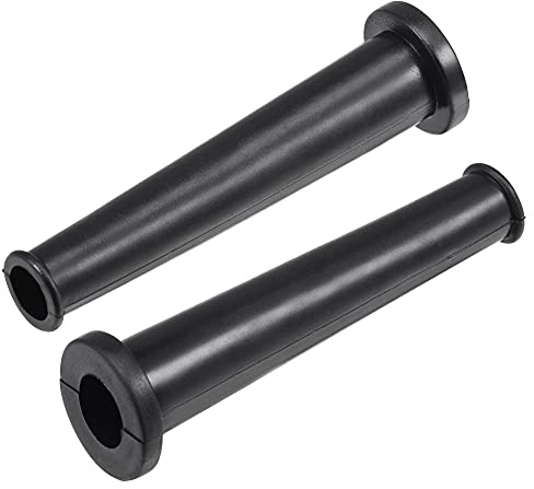 sourcing map Kabelmanschette für Kabelschlauch, Gummi, Länge 80 mm, Schwarz, 5 Stück