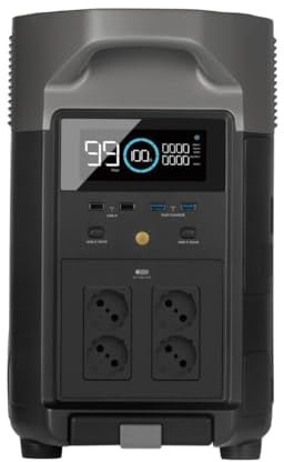 Ecoflow Delta Pro Portable Power Station, Noir, std
