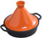 Casseruola con coperchi Pentola per tagine in ghisa da 20 cm, pentola per tajine con Base in ghisa Smaltata e Coperchio a Forma di Cono