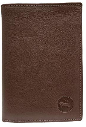 LOLUNA® Grand Classique Portefeuille Homme en Cuir Protection RFID Blocage - idée Cadeau Noël, fête, Anniversaire - Marron