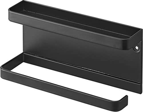 Yamazaki 6694 SMART Wand-Schirmständer, schwarz, Stahl, minimalistisch, 20 x 6.5 x 9.5 cm