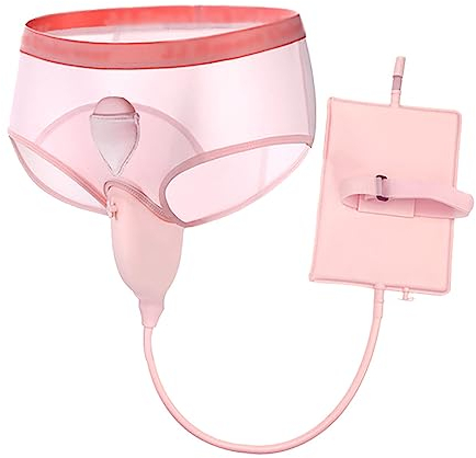 MObyat Intelligenter Urinbeutel Für Frauen, 1000 Ml Tragbarer, Tragbarer Urinbeutel Mit Massagefunktion, 360° Dreidimensionaler Auslaufsicher, Für Demenz Und Inkontinenz