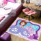 Disney Lizensiertes Produkt - Sofia the First Spielteppich 133x95 cm - 2 Stück - Rosa - Teppich - Spielmatte für Kinderzimmer Home - Dekoratives, Spezielles Design, Rutschfester Spielteppich