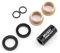 Yundxi Fahrrad Hinterer Stoßdämpfer Buchse Dämpfer Montage Hardware Fahrradzubehör DU Buchsen-Set (Schwarz,32mm)