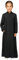 Cadymile Abaya Muslimisches Kleid für Mädchen, mit Reißverschluss vorne, 2 Taschen, langärmelig, solide, islamische Gebetskleidung für Kinder, Schwarz, 9-10 Jahre
