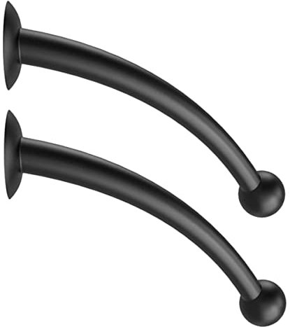 MUCKLILY Silikon Helmdekor Tentakel Flexibel Saugfähig Motorrad Fahrradhelm Schwarzes Saugnapfbare Antennenhörner Kratzfest Und Langlebig Sichere Befestigung Ohne Markierungen