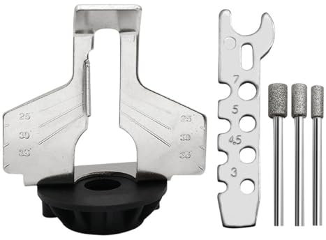 Sarini Chainsaw Sharpening Attachment Chainsaw Sharpener With Angle Guide And Diamond Grinding Stone Files Tool Accessories Drill Power Tool Accessories