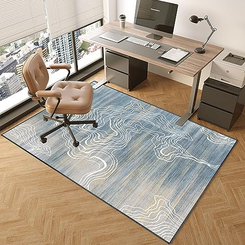 YUEKOPOU Pavimenti in moquette Gaming Chair Mat for Carpeted Floors Multi-Purpose Desk Chair Mat for Hardwood Floors