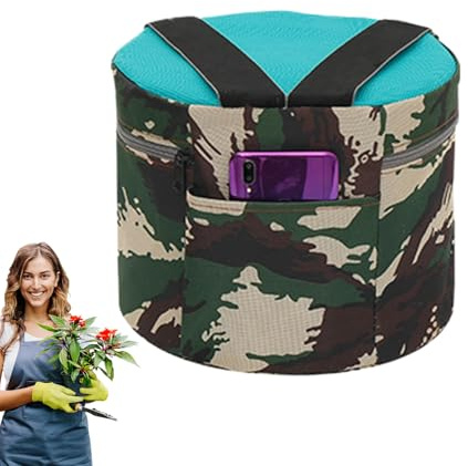 Zestivra Portable Stool | Agricultural Work Stool | Portable Foam Work Seat for Farmers Gardeners Outdoor Fishing Garden Camping Gardening