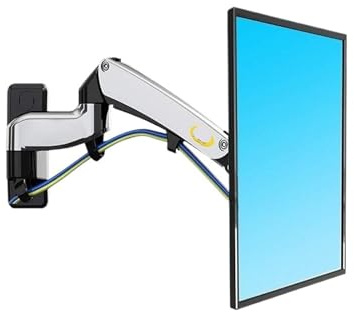 KFVMVTDW F300 F500 Full Motion Monitorarm Wandhalterung TV-Halterung mit verstellbarer Gasfeder for 24-60 LED-LCD-Monitore(F500 for 50-60in TV)
