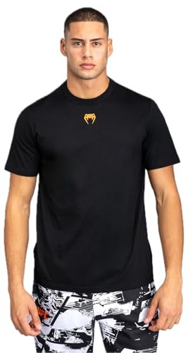 Venum UFC Zenith Herren Schwarz/Orange Authentic Fight Week Version unie T-Shirt mit kurzen Ärmeln - M