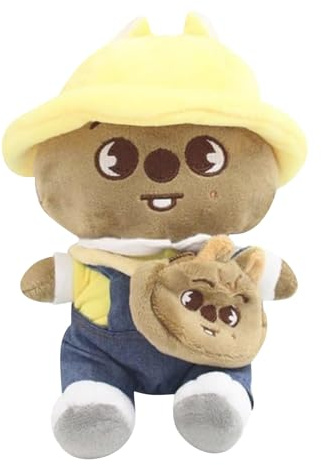 Generisch Stray-Kids Skz-oo Plüschpuppe, sitzende Puppe für den Kindergarten, süßes Plüschtier, weiche Kuscheltiere, Spielzeug für Kinder, Geschenk (Han Quokka)