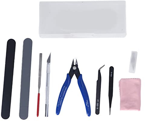 Xiuganpo Kit D'outils de Modèle, Ensemble D'outils D'artisanat en Acier allié de qualité Supérieure pour L' 3D, Bricolage, Meilleur Effet, pour Salle de Classe, Laboratoire
