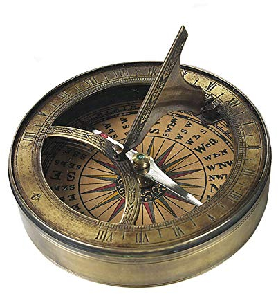 Authentic Models [DL] 18th C. Sundial & Compass -